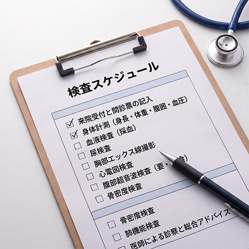 検査当日の流れ