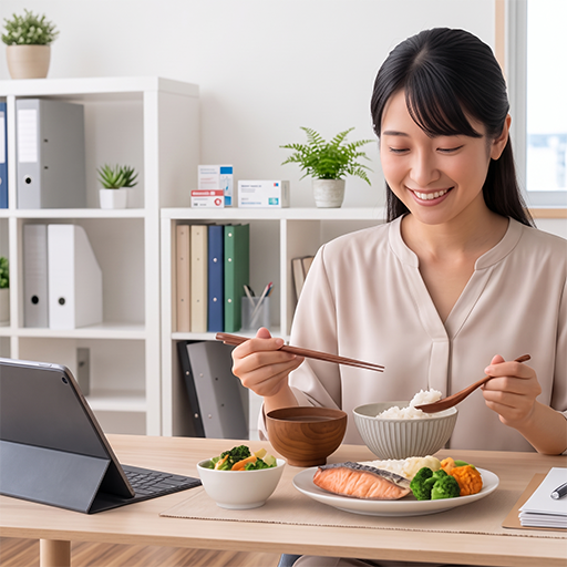 満腹感が持続するイメージ
