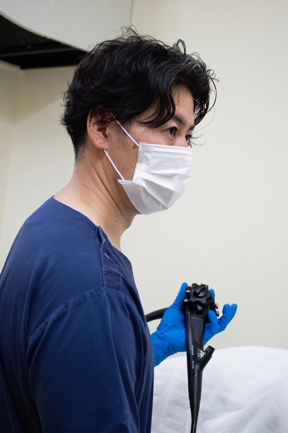 胃カメラ検査を担当する医師のイメージ