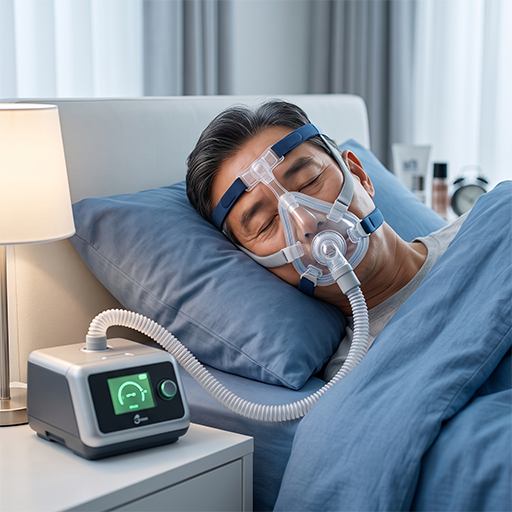 睡眠中の無呼吸